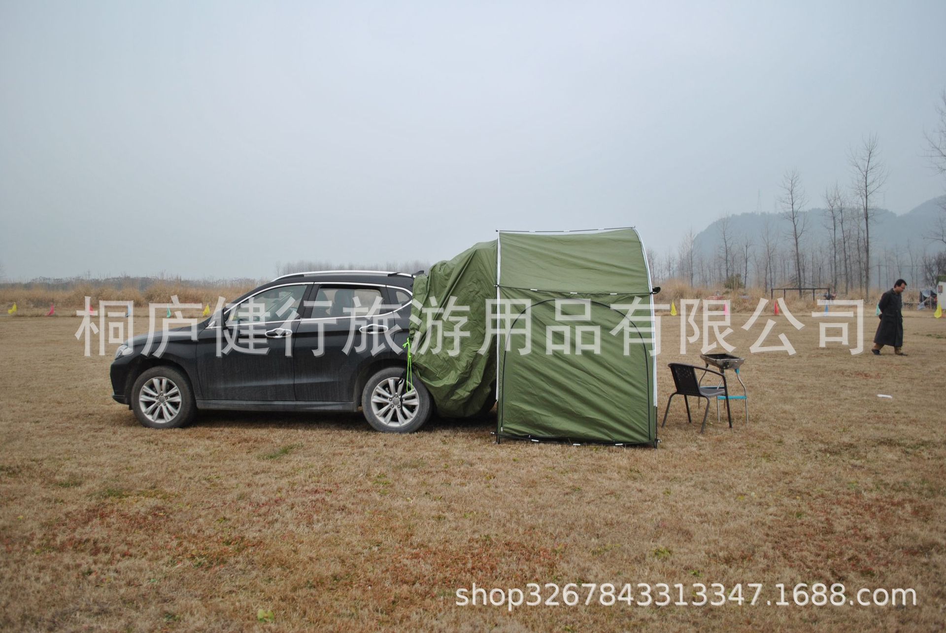 Cheap Goat Tents Outdoor Car Trunk Tent Sunshade Rainproof Tailgate Shade Awning Tent For SUV Car Self Driving Tour Barbecue Camping Tool   